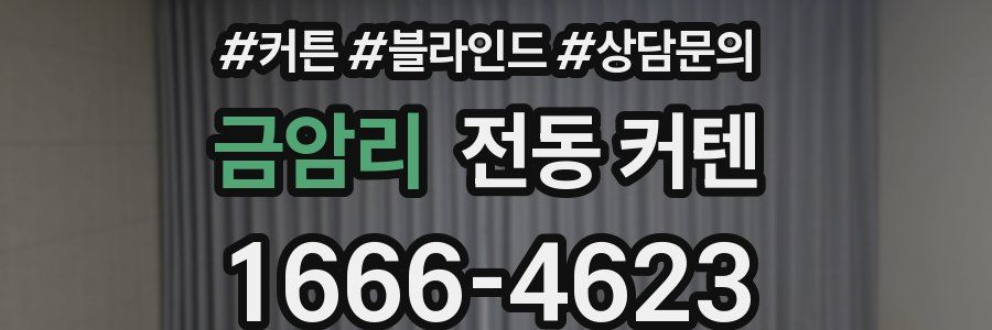 금암리 전동 커텐