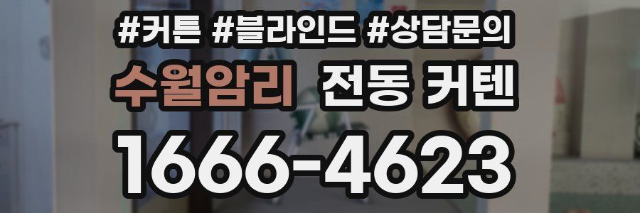 수월암리 전동 커텐