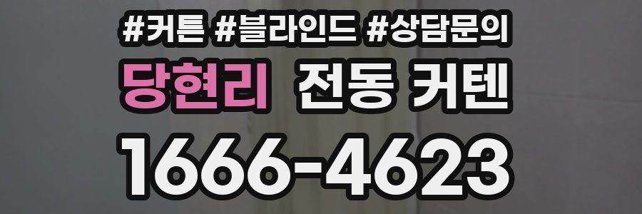 당현리 전동 커텐