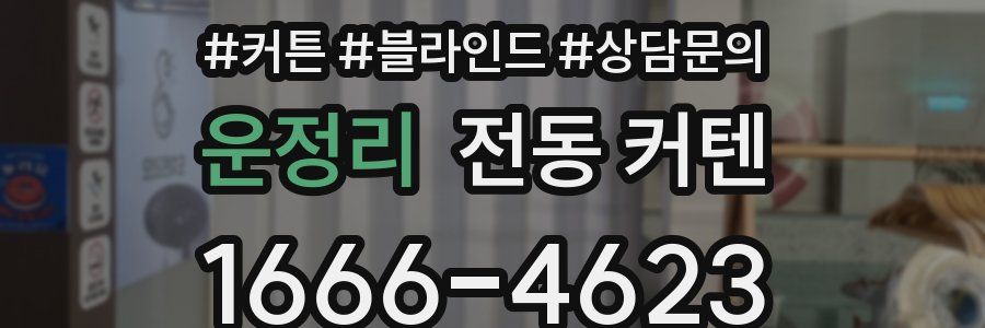 운정리 전동 커텐