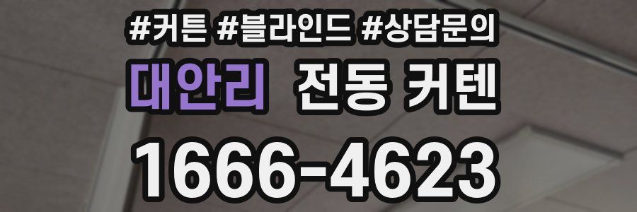 대안리 전동 커텐