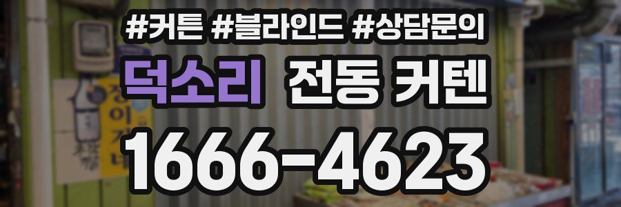 덕소리 전동 커텐
