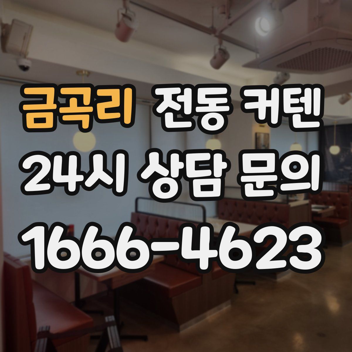 금곡리 전동 커텐