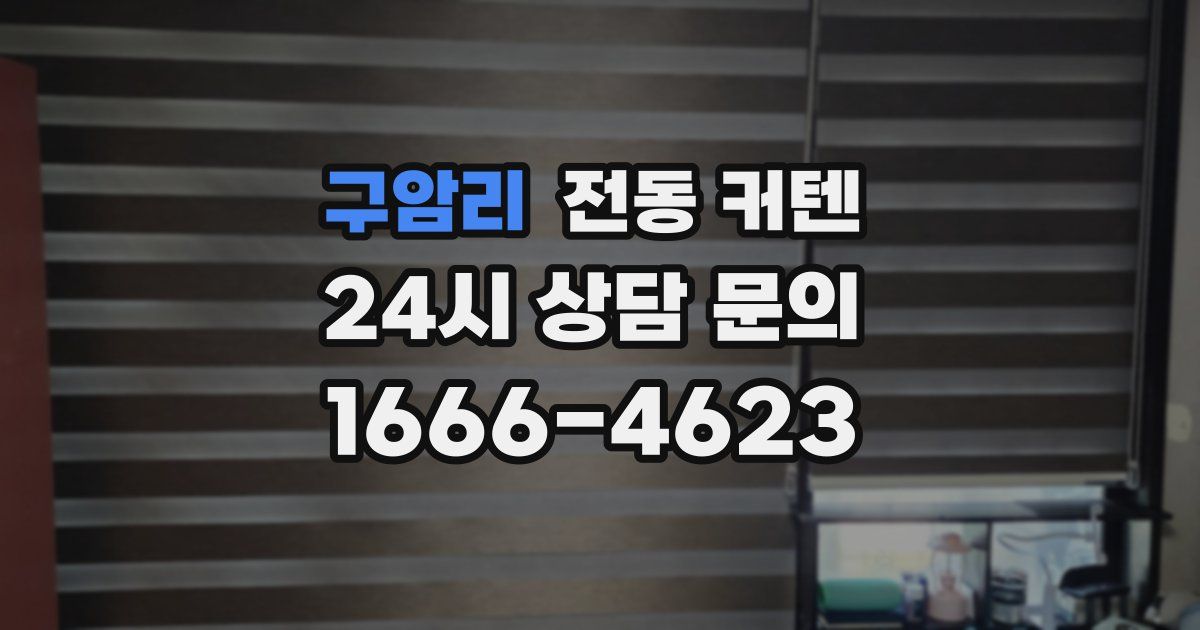 구암리 전동 커텐