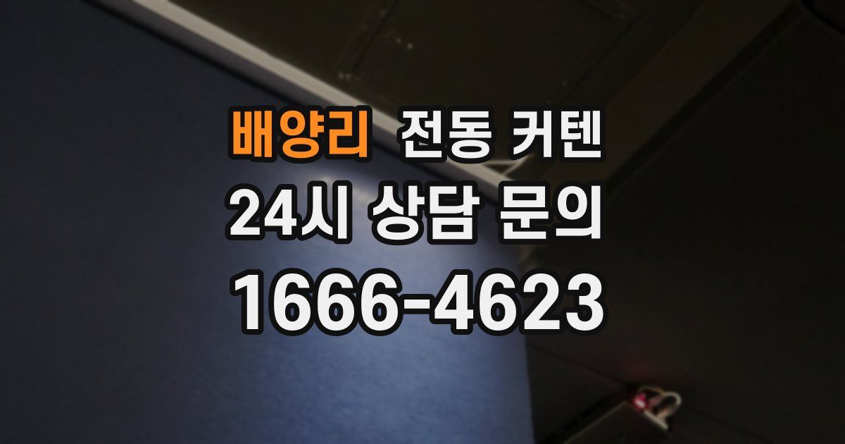배양리 전동 커텐