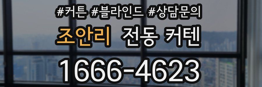 조안리 전동 커텐
