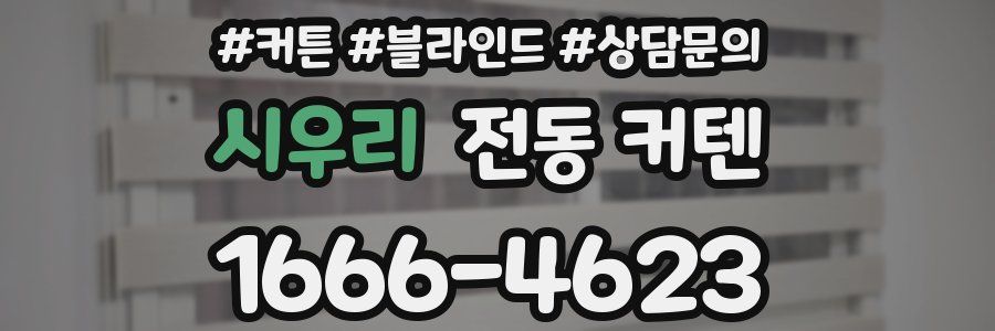 시우리 전동 커텐