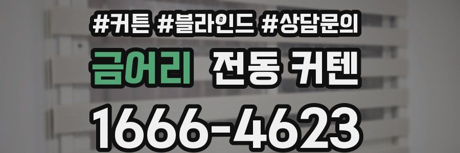 금어리 전동 커텐