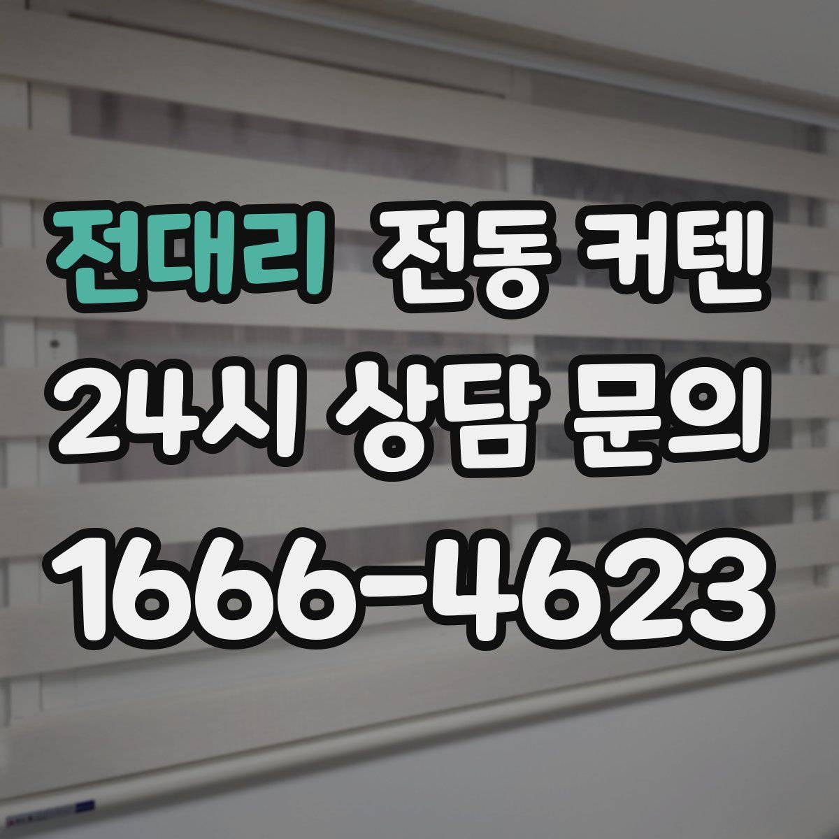 전대리 전동 커텐