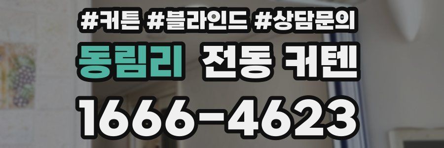 동림리 전동 커텐