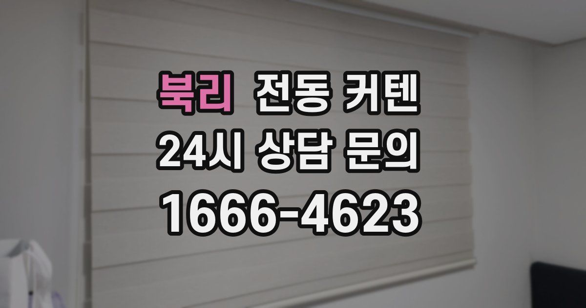 북리 전동 커텐