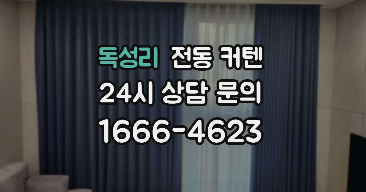 독성리 전동 커텐
