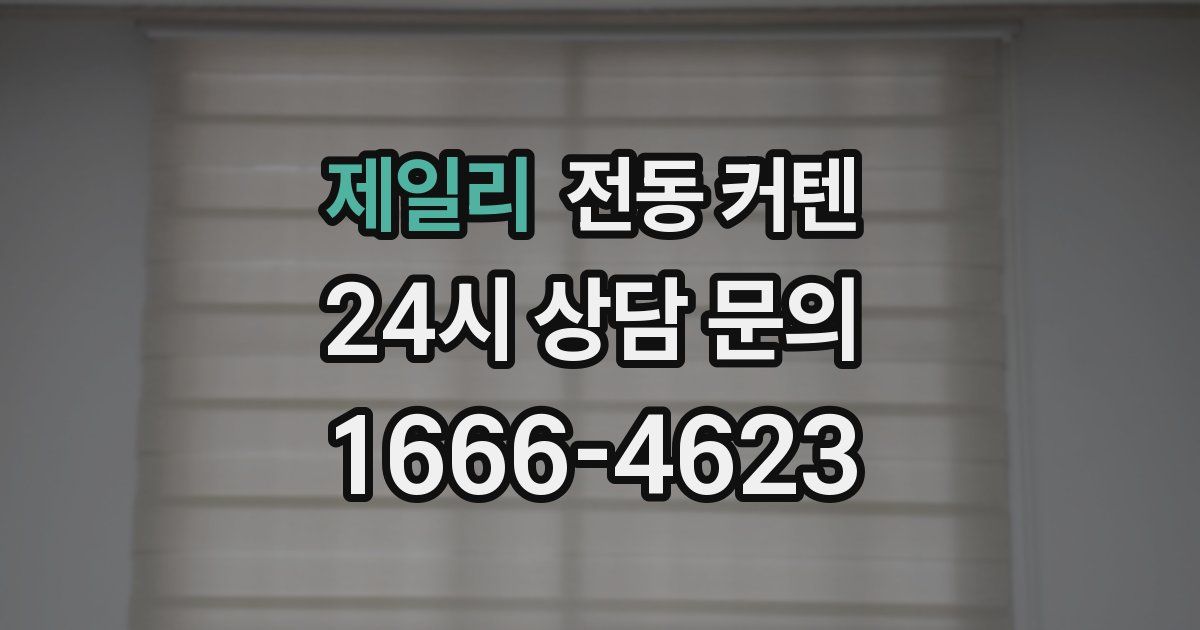 제일리 전동 커텐