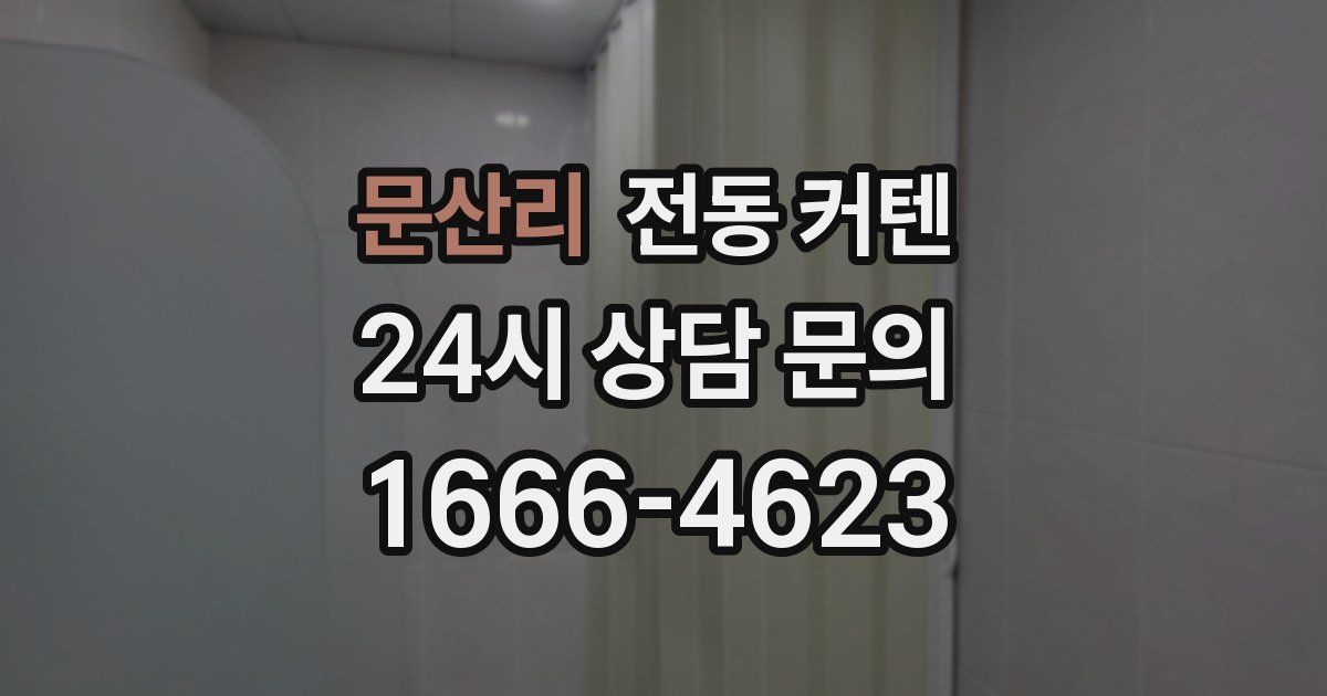 문산리 전동 커텐