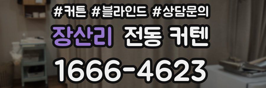 장산리 전동 커텐