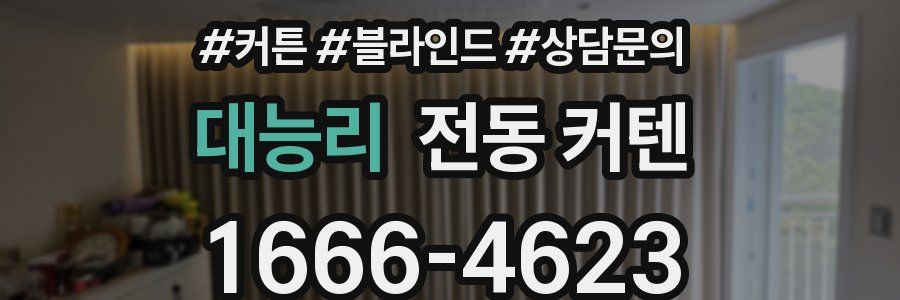 대능리 전동 커텐