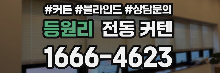 등원리 전동 커텐