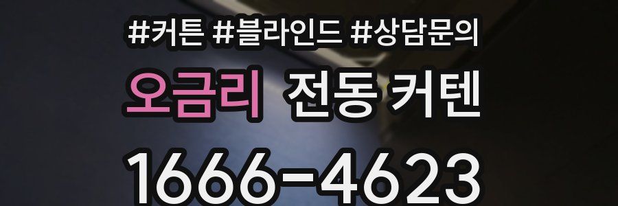 오금리 전동 커텐