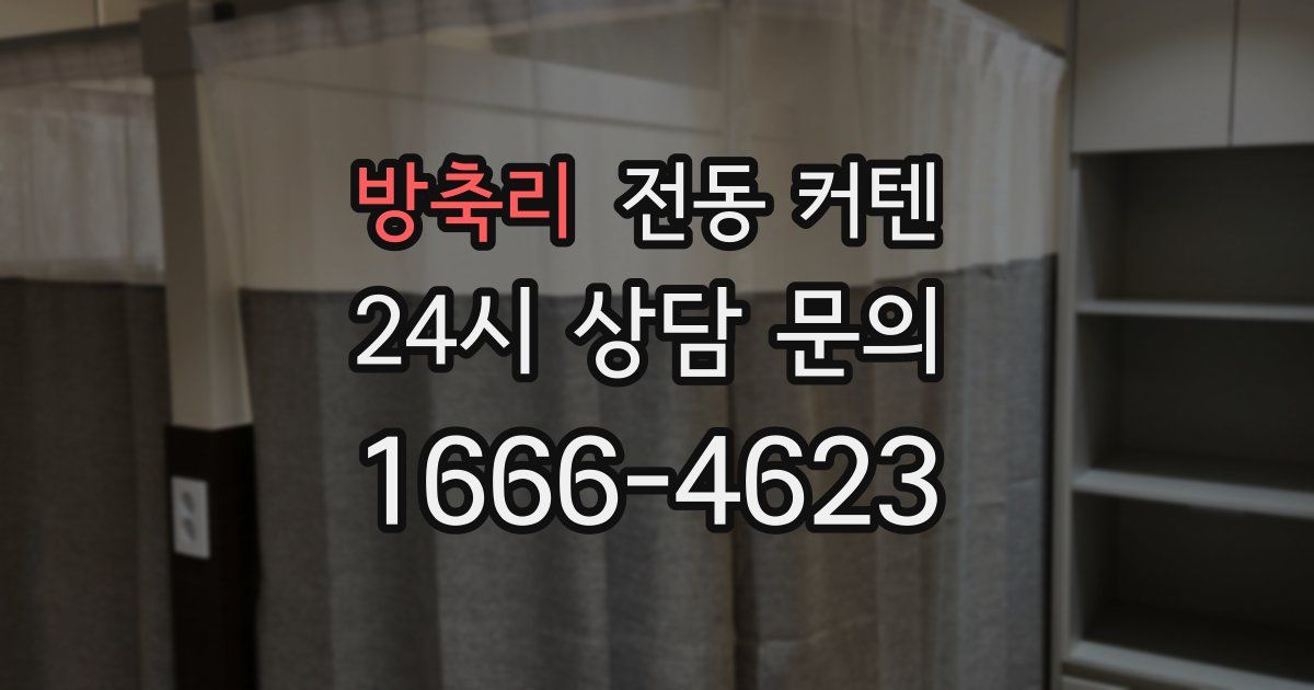 방축리 전동 커텐