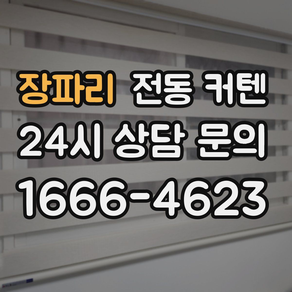 장파리 전동 커텐