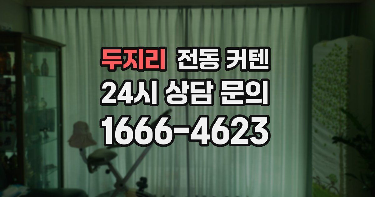 두지리 전동 커텐