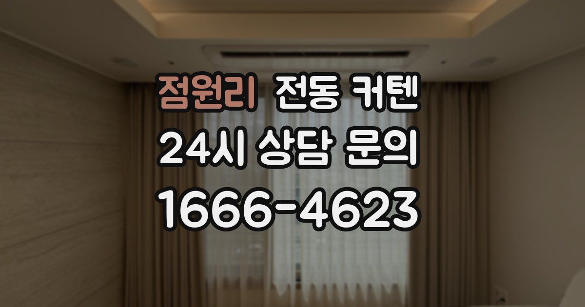 점원리 전동 커텐