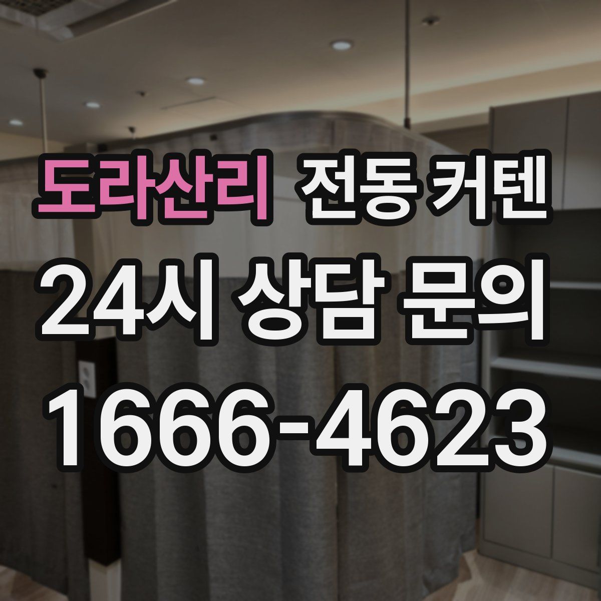 도라산리 전동 커텐