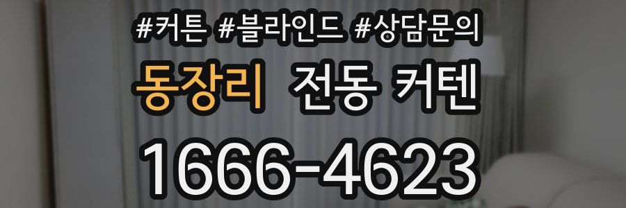 동장리 전동 커텐