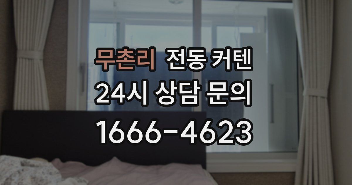 무촌리 전동 커텐