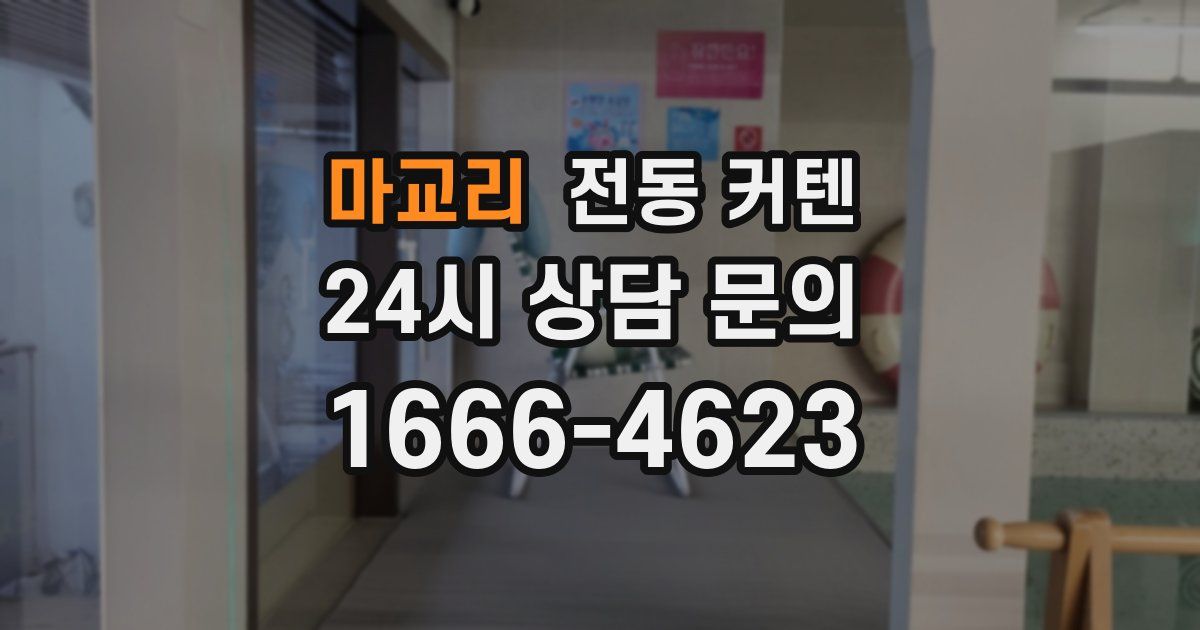 마교리 전동 커텐