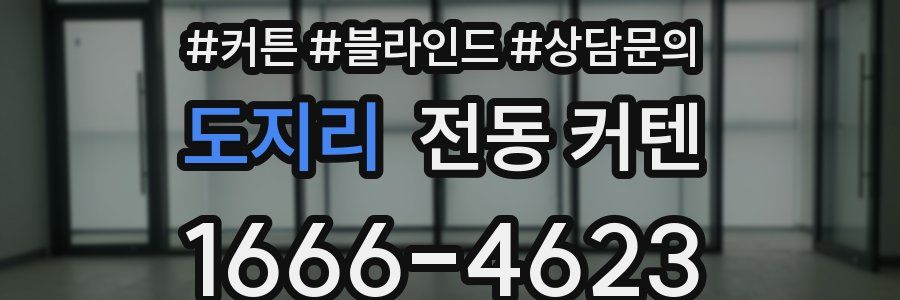 도지리 전동 커텐