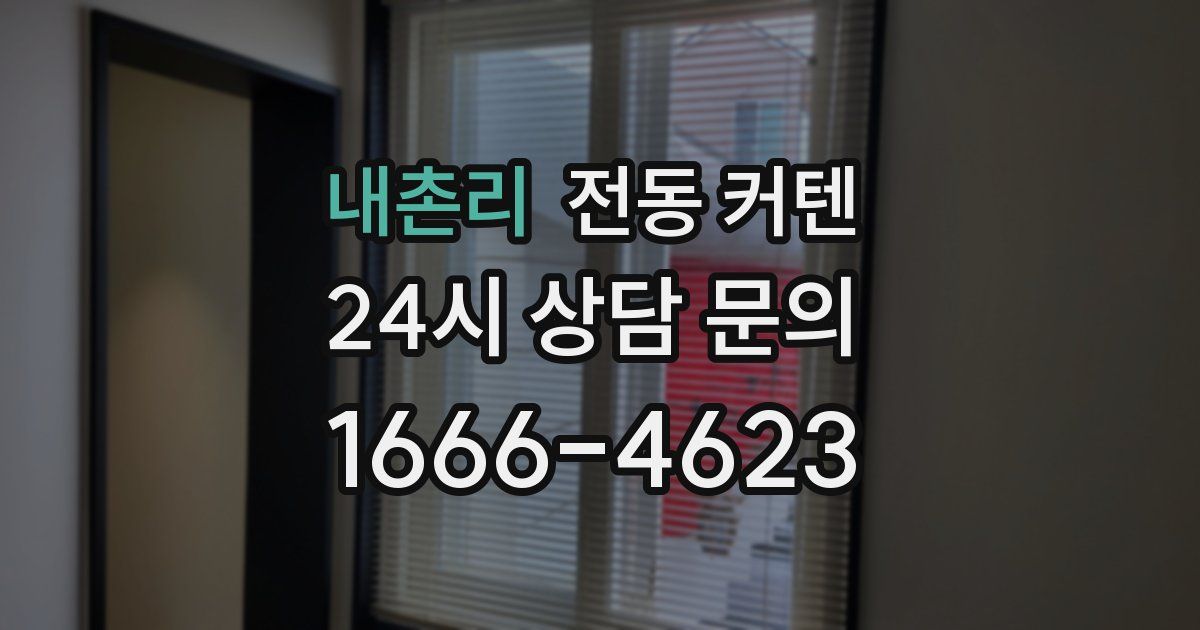 내촌리 전동 커텐