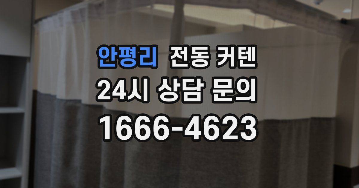 안평리 전동 커텐