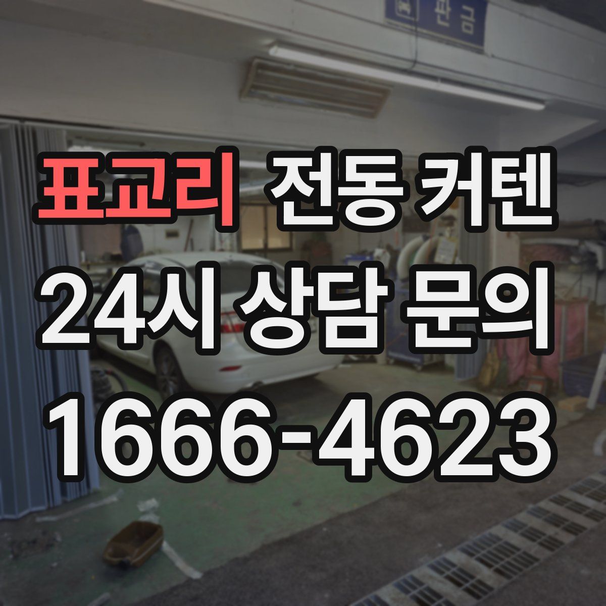 표교리 전동 커텐