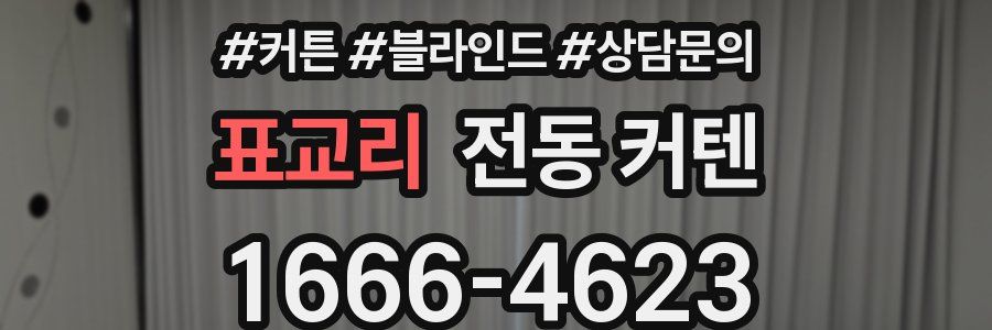 표교리 전동 커텐