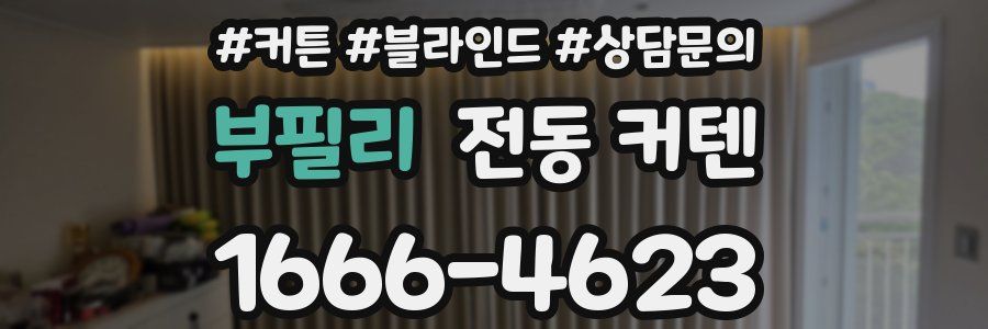 부필리 전동 커텐