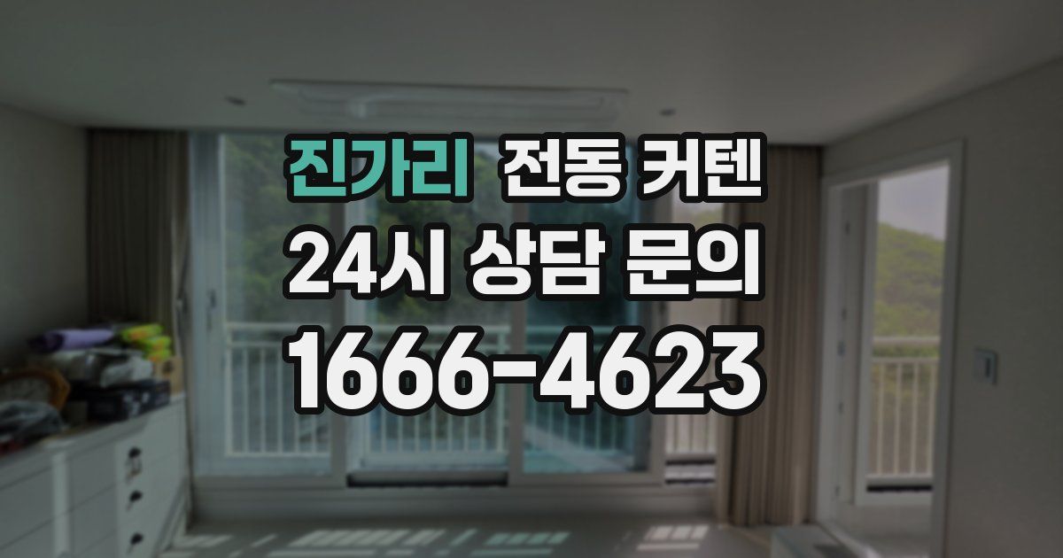 진가리 전동 커텐