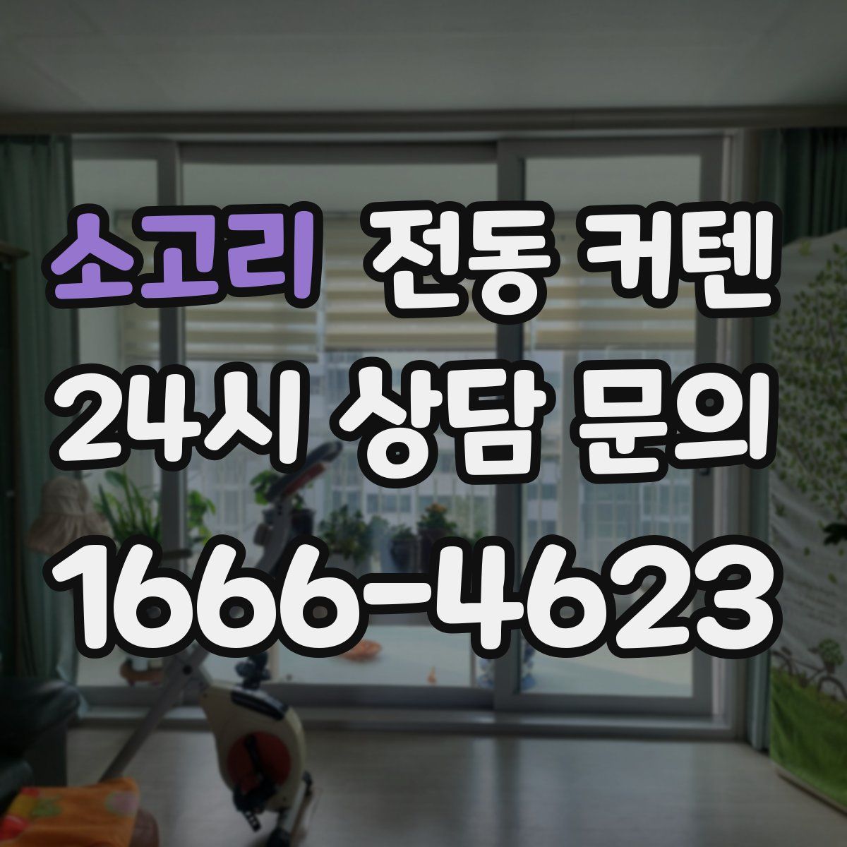소고리 전동 커텐