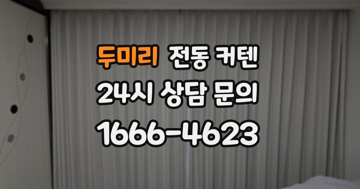 두미리 전동 커텐