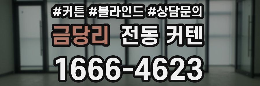금당리 전동 커텐