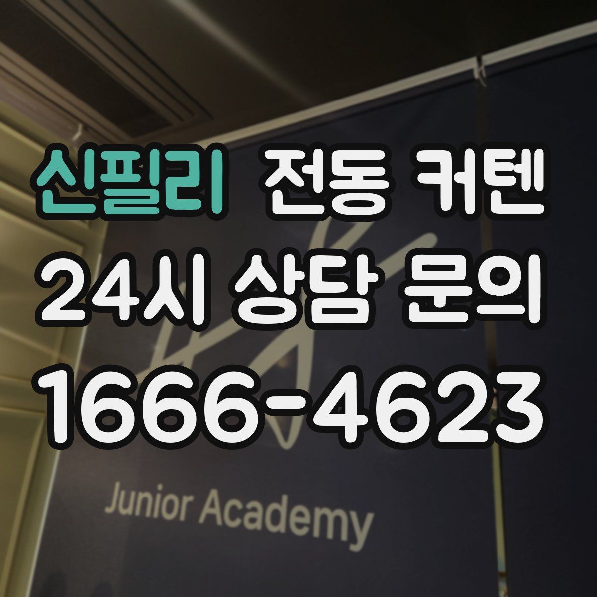 신필리 전동 커텐