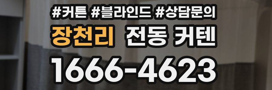 장천리 전동 커텐
