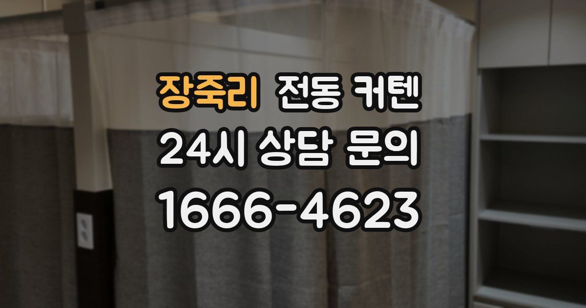 장죽리 전동 커텐
