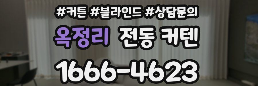 옥정리 전동 커텐