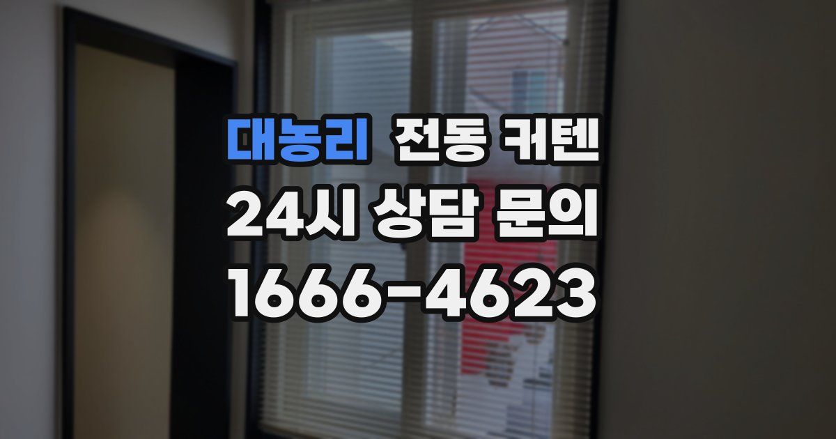 대농리 전동 커텐