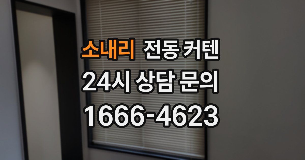 소내리 전동 커텐
