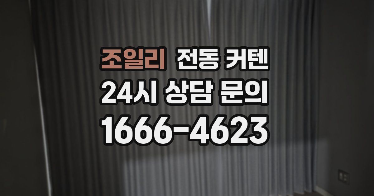조일리 전동 커텐