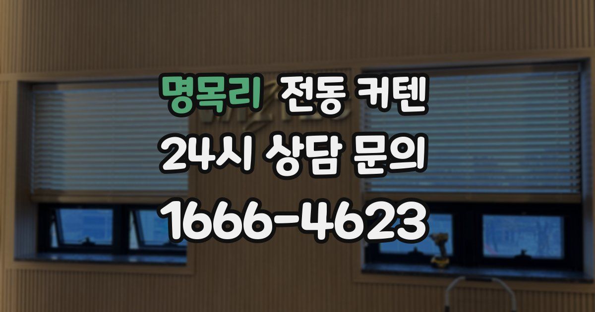 명목리 전동 커텐