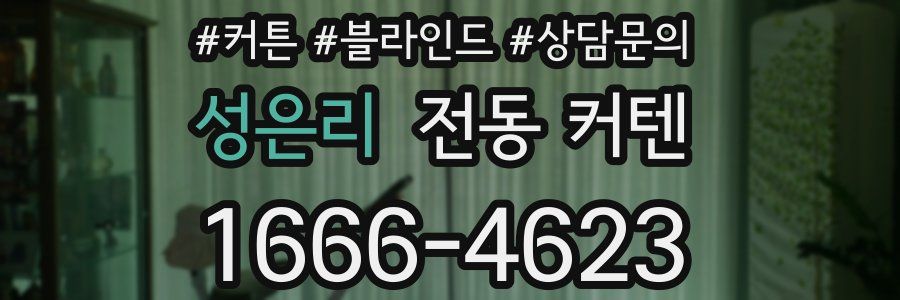 성은리 전동 커텐