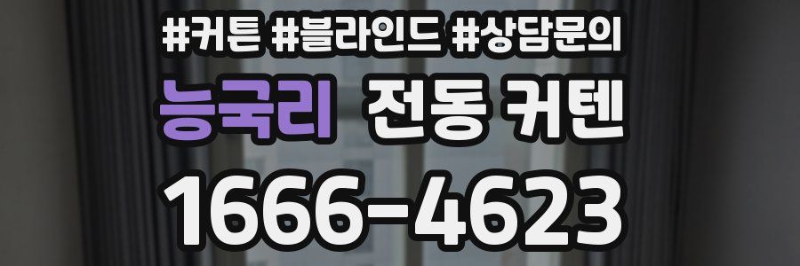 능국리 전동 커텐